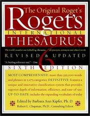 Cover of: Roget's international thesaurus. by 