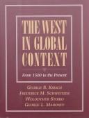 Cover of: West in Global Context: From 1500 to the Present, The