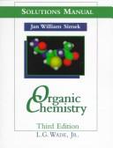 Cover of: Organic Chemistry by Jan William Simek, LeRoy G. Wade Jr