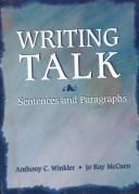 Cover of: Writing Talk by Anthony C. Winkler, Jo Ray McCuen, Joray McCuen