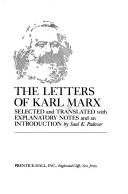 Cover of: Letters of Karl Marx