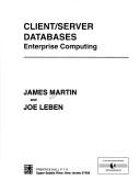 Cover of: Client/server databases by James Martin