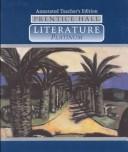 Cover of: Literature by Prentice-Hall, inc., Prentice-Hall, inc.