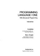 Cover of: Programming Language One by Frank Bates