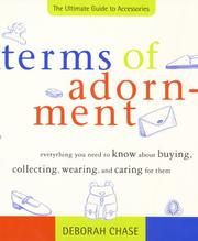 Cover of: Terms of Adornment by Deborah Chase