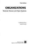 Cover of: Organizations | W. Richard Scott