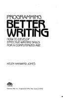 Cover of: Programng Bettr Wr by Ariel Jennifer Jones