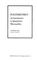 Cover of: Polimetrics by Ted Robert Gurr