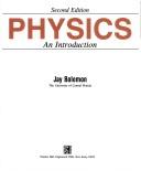 Cover of: Physics an Introduction