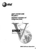 Cover of: UNIX System V/386, release 4: MULTIBUS installation and configuration guide.