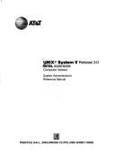 Cover of: UNIX System V release3.0 Intel 80286/80386 computer version user's guide.