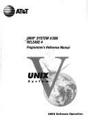 Cover of: Unix System V/386, release 4: programmer's manual.