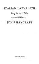 Cover of: Italian Labyrinth by John Haycraft