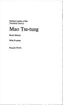 Mao Tse-tung (Pelican) by Stuart R. Schram