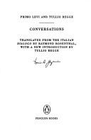 Cover of: Conversations by Primo Levi