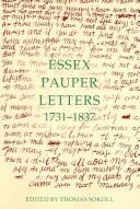 Cover of: Essex Pauper Letters, 1731-1837 (Records of Social and Economic History, New Series)