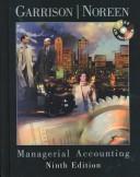 Cover of: Managerial Accounting by Eric W. Noreen, Ray H. Garrison, Eric W. Noreen