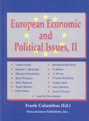 Cover of: European Economic and Political Issues, II