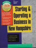 Cover of: Starting and Operating a Business in New Hampshire (Starting and Operating a Business in)