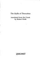 Cover of: Theocritus/The Idylls