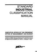 Cover of: Standard industrial classification manual | 