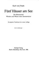 Cover of: FÜNF HÄUSER AM SEE by Karl von Frisch