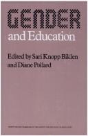 Cover of: Gender and education: ninety-second yearbook ofthe national society for the study of education,Pt.1