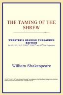 Cover of: The Taming of the Shrew (Webster's Spanish Thesaurus Edition) by ICON Reference