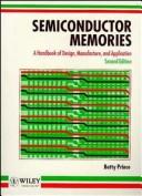 Cover of: Semiconductor memories by Betty Prince