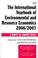 Cover of: The International Yearbook of Environmental and Resource Economics 2006/2007