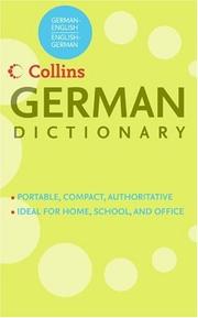 Cover of: HarperCollins German Dictionary: German-English/English-German