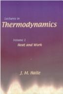 Cover of: Lectures in Thermodynamics