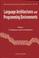 Cover of: Language architectures and programming environments