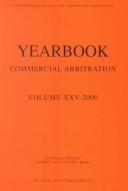 Cover of: Yearbook Commercial Arbitration Volume XXV - 2000