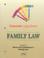 Cover of: Family Law