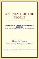 Cover of: An Enemy of the People (Webster's French Thesaurus Edition) by Henrik Ibsen, ICON Reference