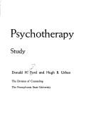 Cover of: Systems of Psychotherapy by Donald H. Ford, Hugh B. Urban