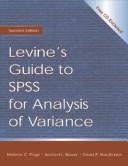Cover of: Levine's Guide to Spss for Analysis of Variance