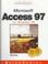 Cover of: Microsoft Access 97 for Windows 95,  QuickTorial