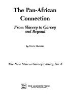Cover of: Pan African Connection: From Slavery to Garvey and Beyond