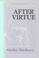 Cover of: After Virtue