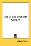 Cover of: War In The Twentieth Century