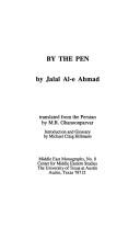 Cover of: By the pen