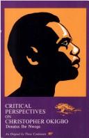 Cover of: Critical Perspectives on Christopher Okigbo