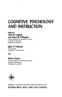 Cover of: Cognitive psychology and instruction by NATO International Conference on Cognitive Psychology and Instruction Free University of Amsterdam 1977.