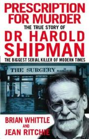 Cover of: Harold Shipman - Prescription for Murder