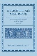 Cover of: Orationes by Demosthenes