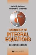 Cover of: Handbook of integral equations | A. D. Poliпё aпёЎnin