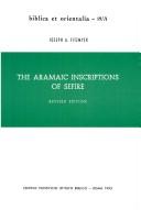 Aramaic Inscriptions of Sefire by J.A. Fitzmyer