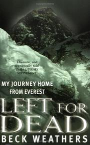 Cover of: Left for Dead by Beck Weathers, Beck Weathers